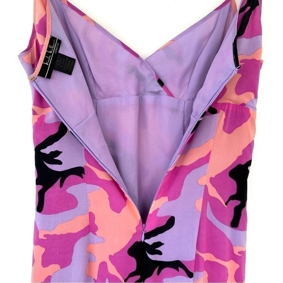 Nicole Miller midi dress, empire waisted with ruffled hem in a silk blend - Picture 11 of 14